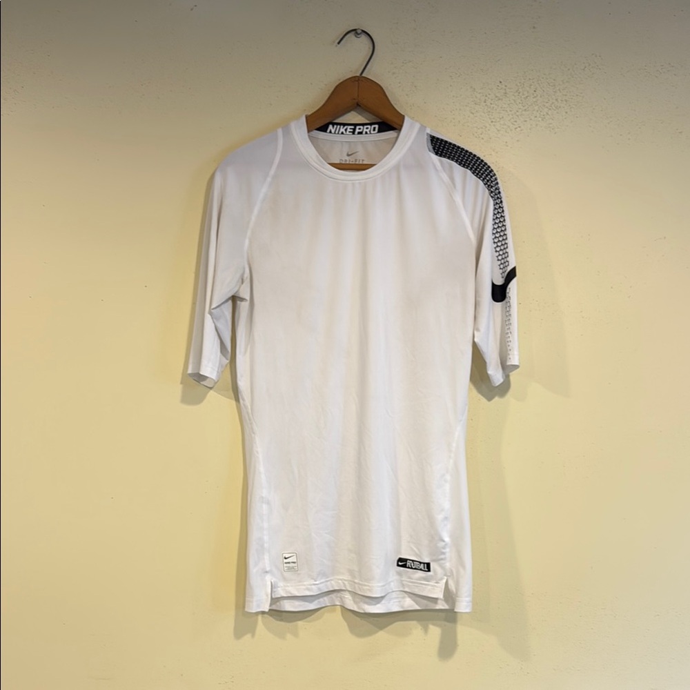 Nike White Short Sleeve Performance Tee